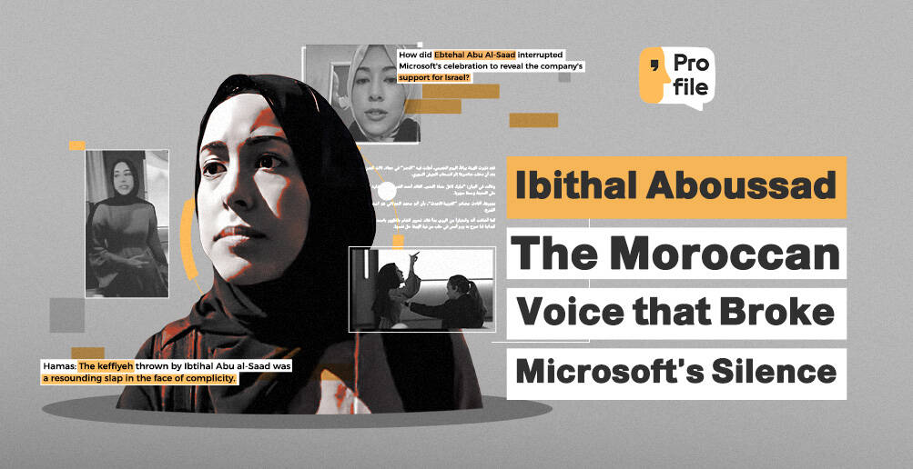 Ibithal Aboussad: The Moroccan Voice that Broke Microsoft's Silence | Infographic