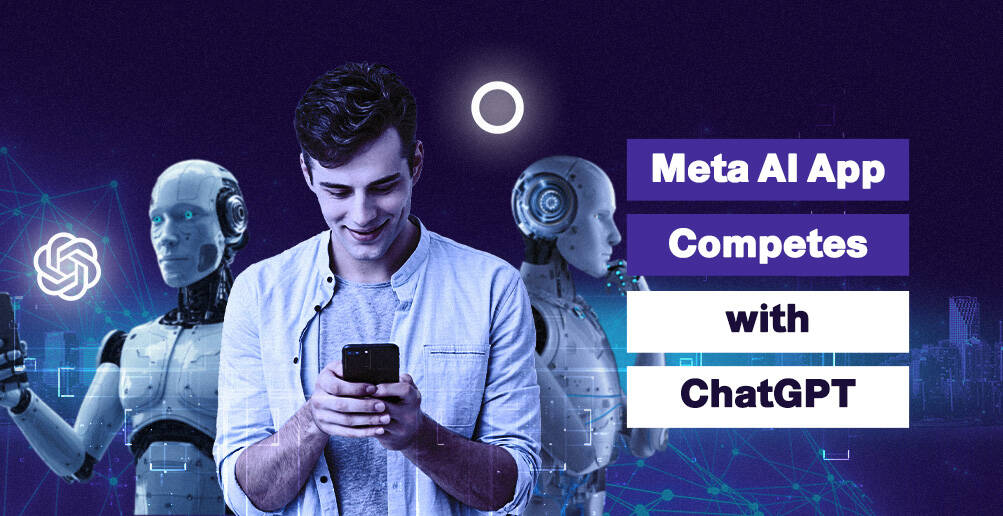 Meta AI App Competes with ChatGPT | Infographic