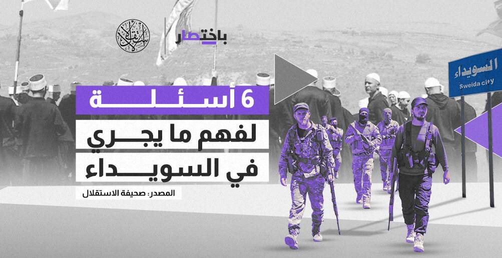 6 أسئلة لفهم ما يجري في السويداء (إنفوجراف)