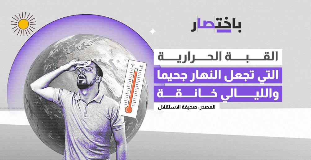 القبة الحرارية التي تجعل النهار جحيما والليالي خانقة (إنفوجراف)