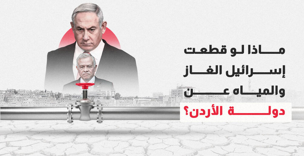 ماذا لو قطعت إسرائيل الغاز والمياه عن دولة الأردن؟ (إنفوجراف)
