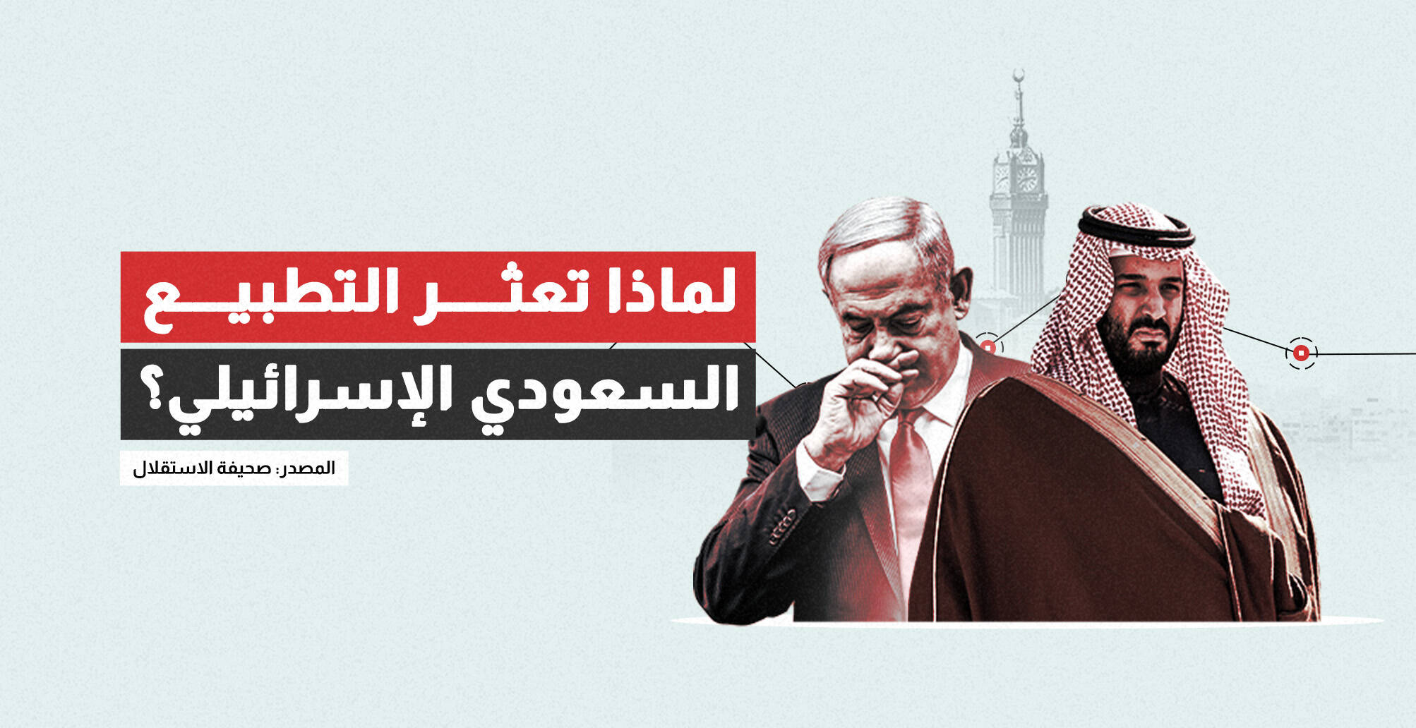 لماذا تعثر التطبيع السعودي الإسرائيلي؟ (إنفوجراف)
