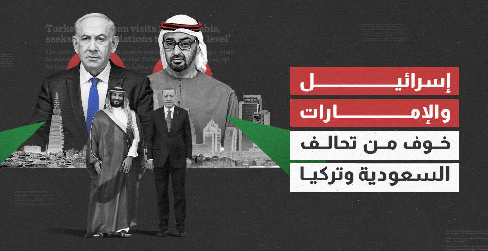 إسرائيل والإمارات.. خوف من تحالف السعودية وتركيا (إنفوجراف)
