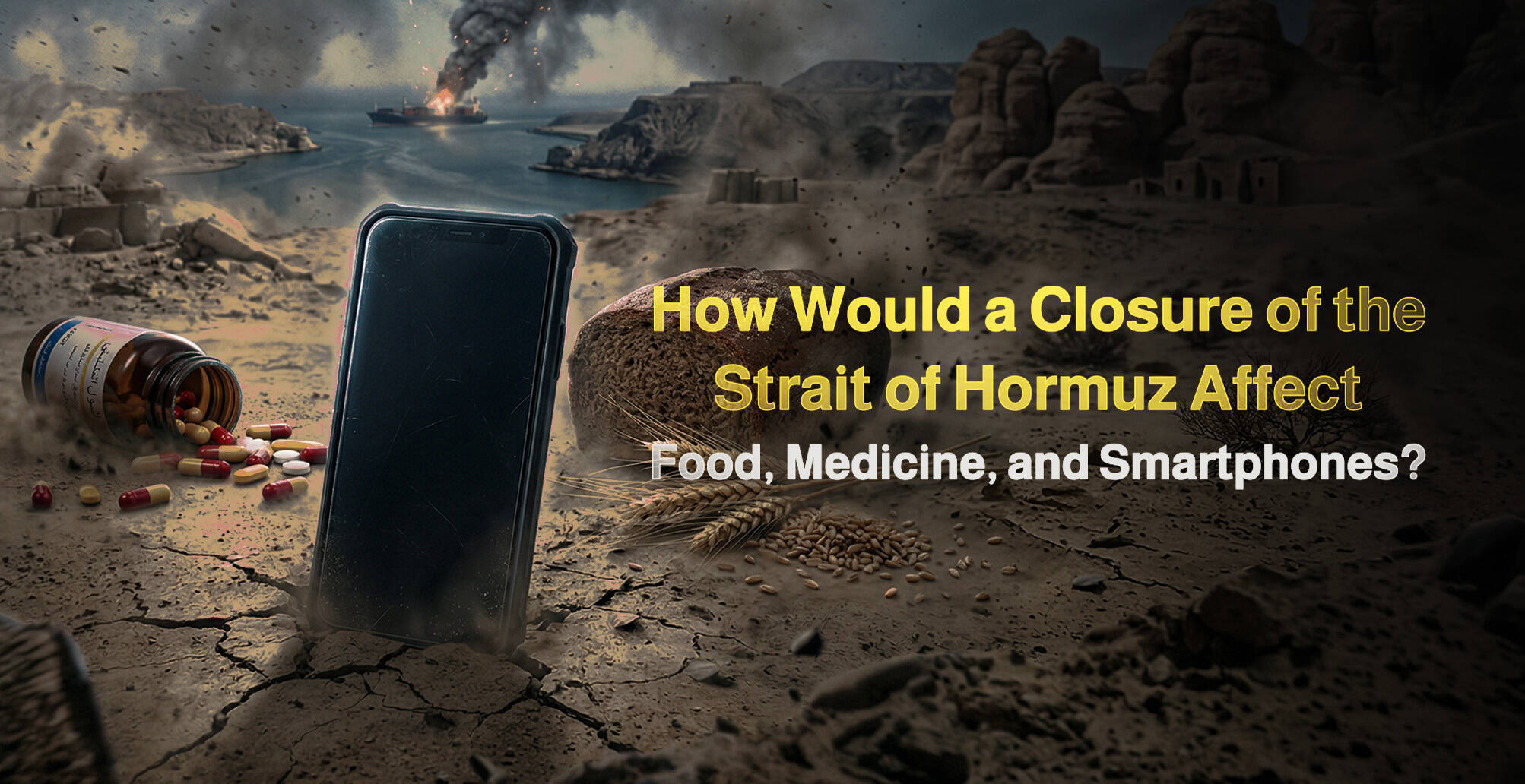 Hormuz Closure: Impact on Food, Medicine and Phones | Infographic