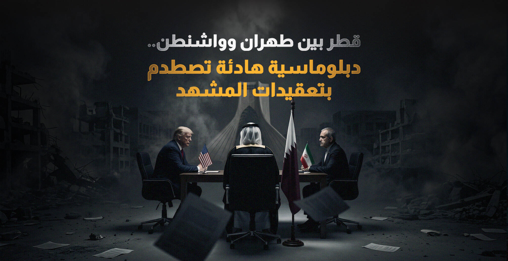 قطر بين طهران وواشنطن.. دبلوماسية هادئة تصطدم بتعقيدات المشهد (إنفوجراف)