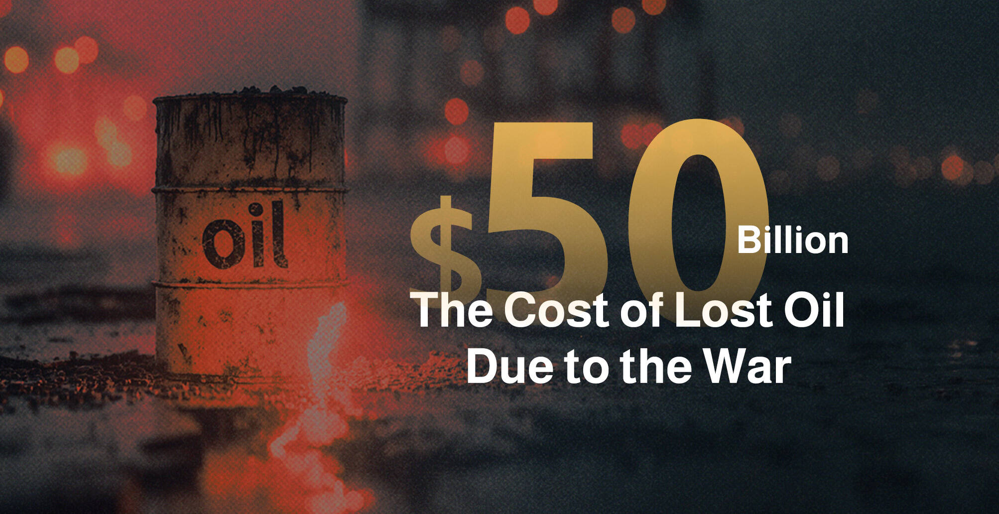 $50 Billion: The Cost of Lost Oil Due to Israeli-U.S. War on Iran | Infographic