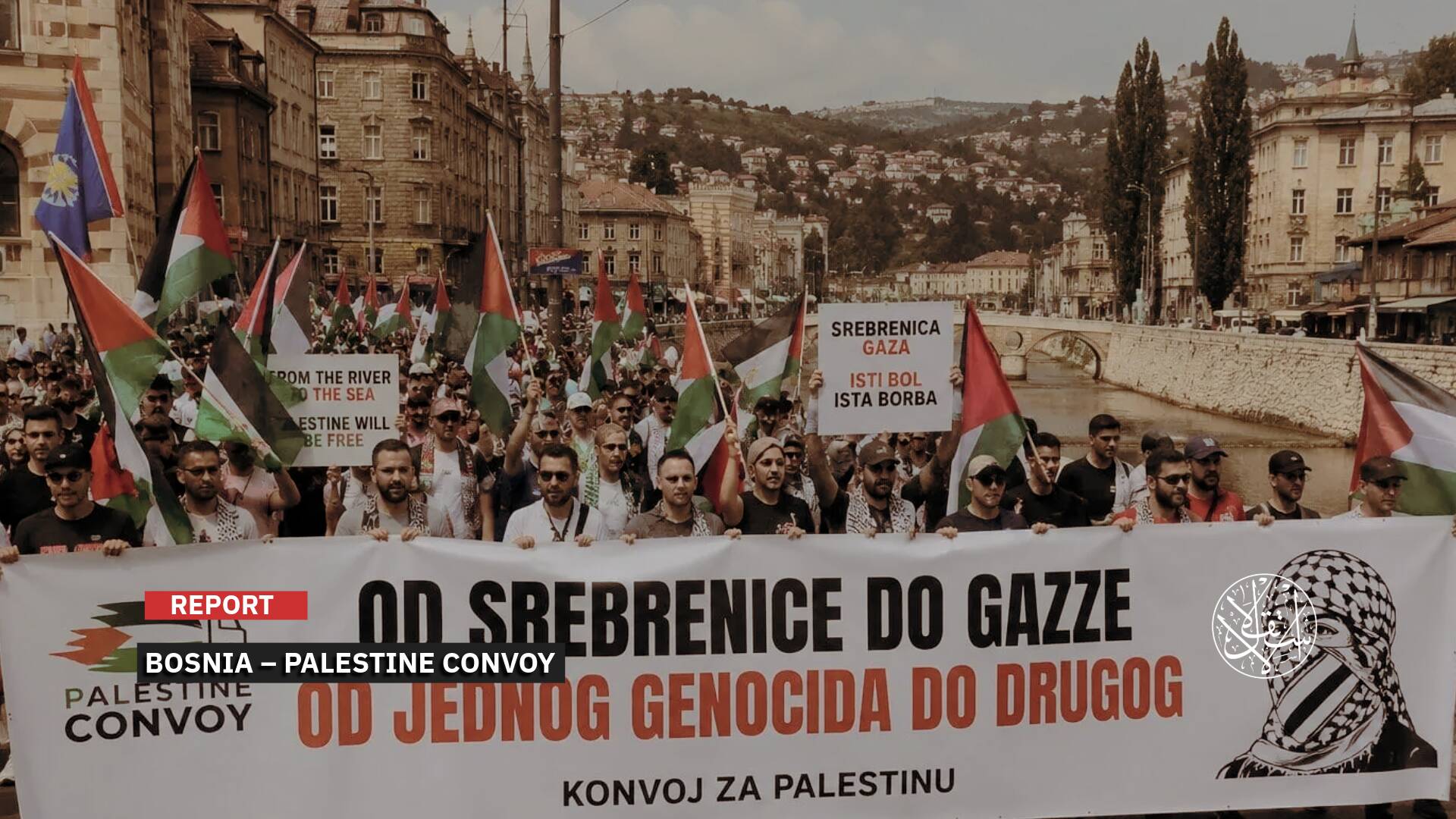 From Srebrenica to Ramallah: How Is the 'Convoy to Palestine' Planning to Cross Seven Countries?