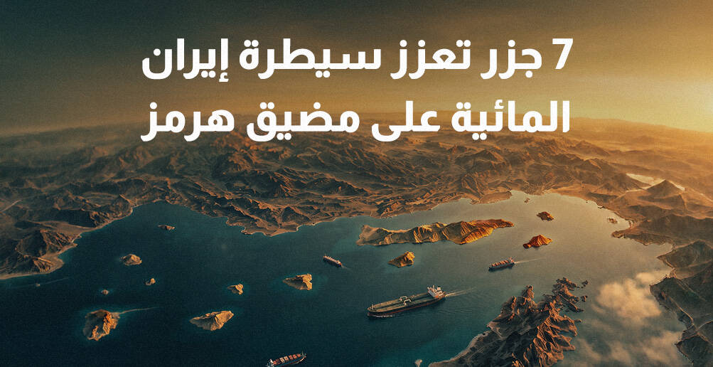 7 جزر تعزز سيطرة إيران المائية على مضيق هرمز