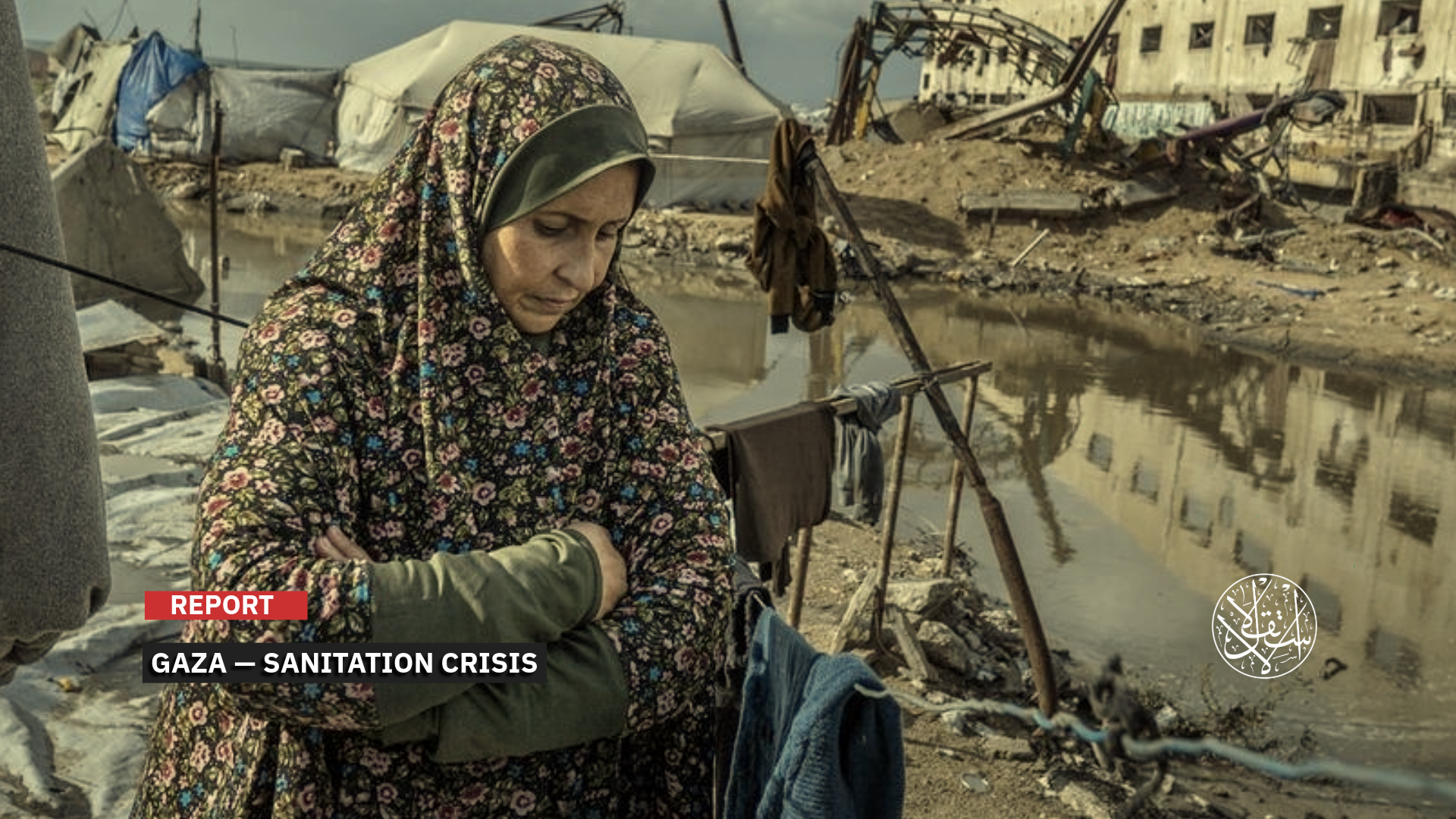 Winter arrives on top of an already existing sewage and pollution crisis in the devastated Gaza Strip.