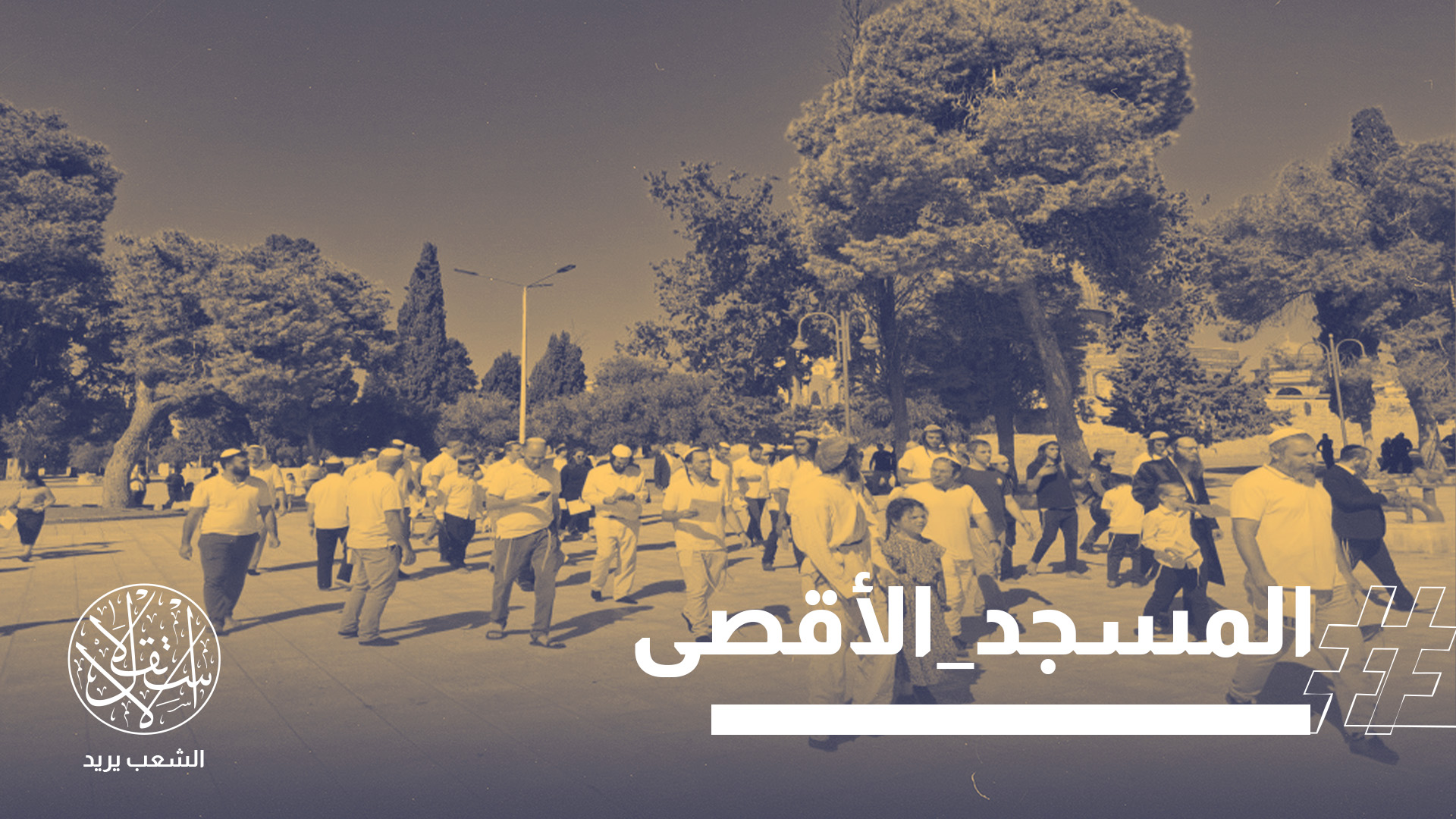 عبر ناشطون على منصات التواصل عن غضبهم من «تدنيس الأقصى»