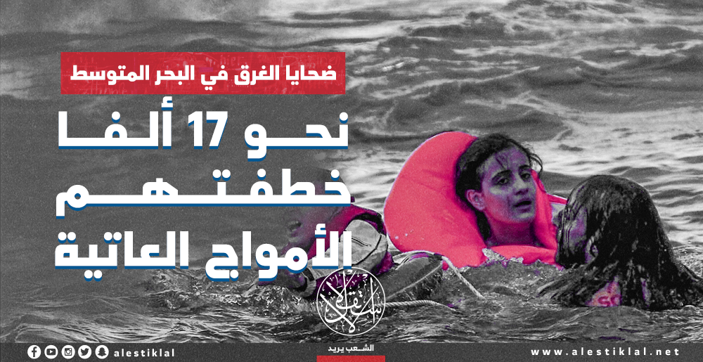  نحو 17 ألفا خطفتهم الأمواج العاتية.. ضحايا الغرق في البحر المتوسط (إنفوجراف)