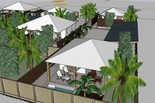 villa 2 personnes-construction-hotel-Sainte-Anne