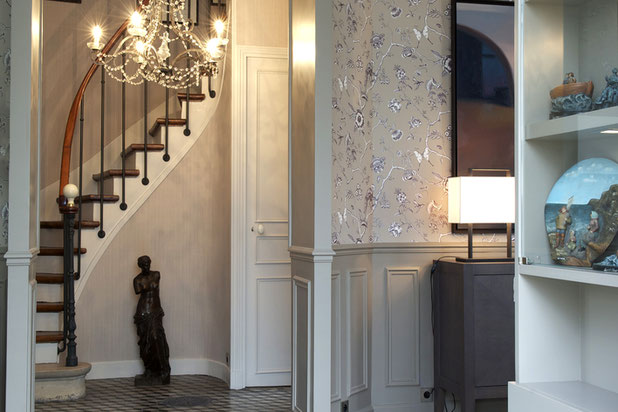 entrée sur cage d'escalier-renovation-maison-Le Perreux-sur-Marne