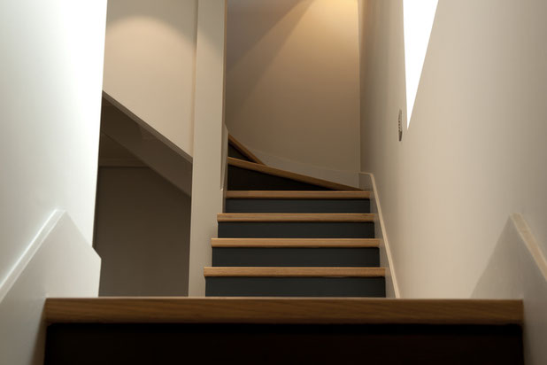 escalier créé-agrandissement_extension-maison-Joinville-le-Pont
