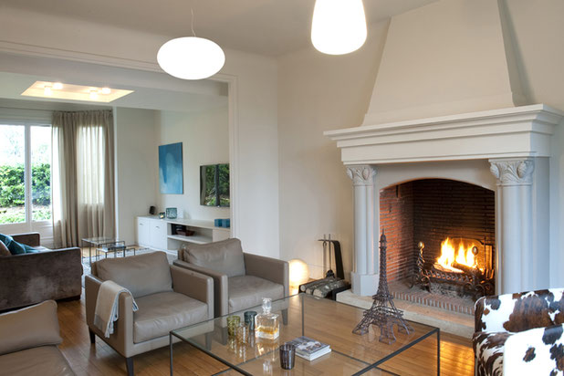 salon cheminée-agrandissement_extension-maison-Saint-Maur-des-Fossés