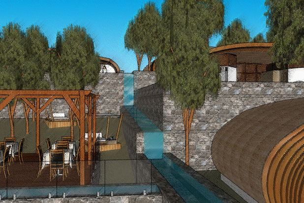 rivière-construction-hotel-Deshaies