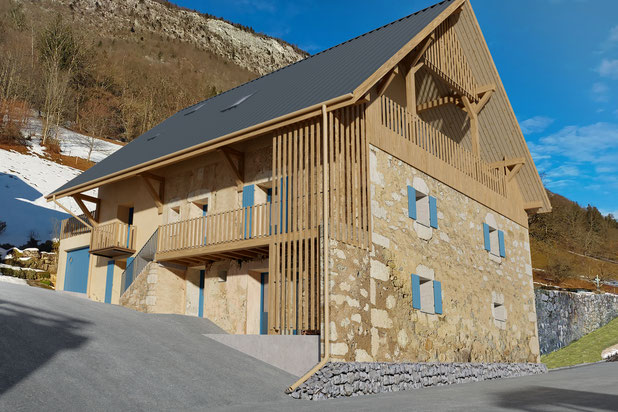 Bâtiment projeté-rehabilitation-immeuble-Entrevernes