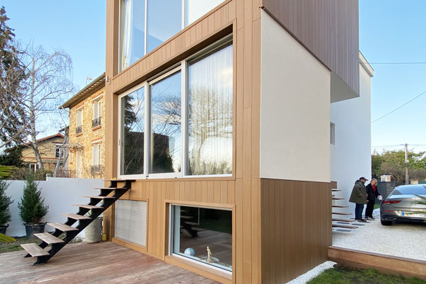 Vue de l'extension-agrandissement_extension-maison-Le Vésinet