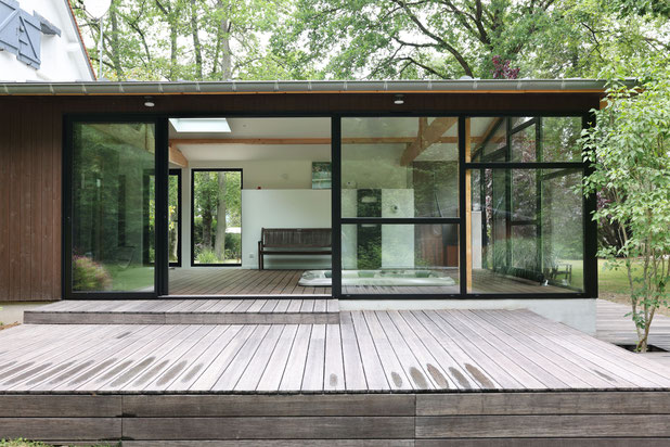 Terrasse en bois-agrandissement_extension-extension-Noisy-sur-École