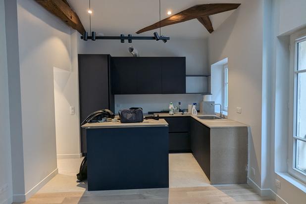 Séjour cuisine-renovation-appartement-Paris