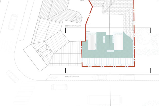 Plan de toiture-surelevation-surelevation-Paris