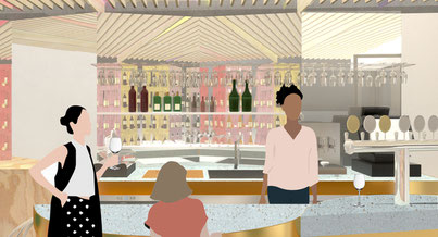 Photo d'un projet de Rénovation Café ou restaurant à Paris