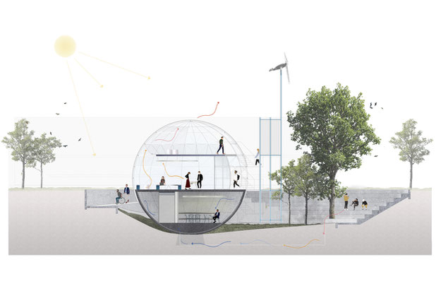 pavillon de loisirs-agrandissement_extension-equipement-Évry-Courcouronnes