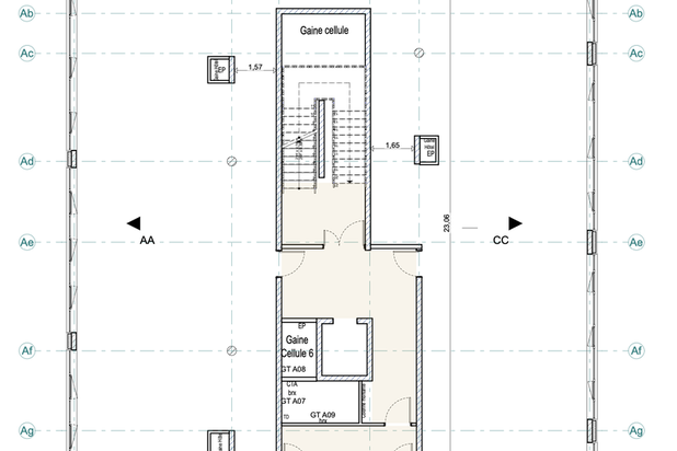 Plan existant-amenagement-bureaux-Arras