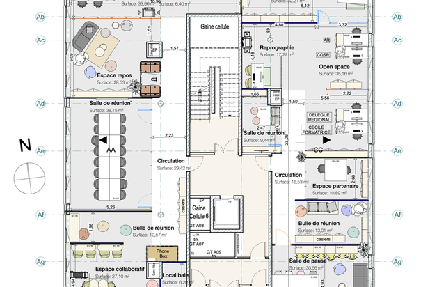 Plan projet-amenagement-bureaux-Arras