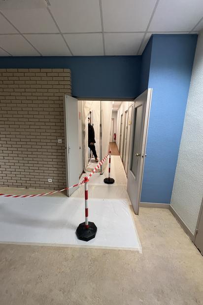 Balisage pour intervention en site occupé-renovation-equipement-Rueil-Malmaison