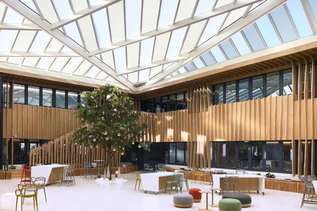 Credit Agricole_Rénovation du siège_Serres Castet-renovation-bureaux-Serres-Castet