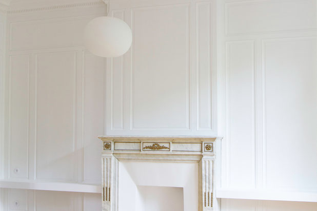 Etagères cheminée-renovation-appartement-Paris