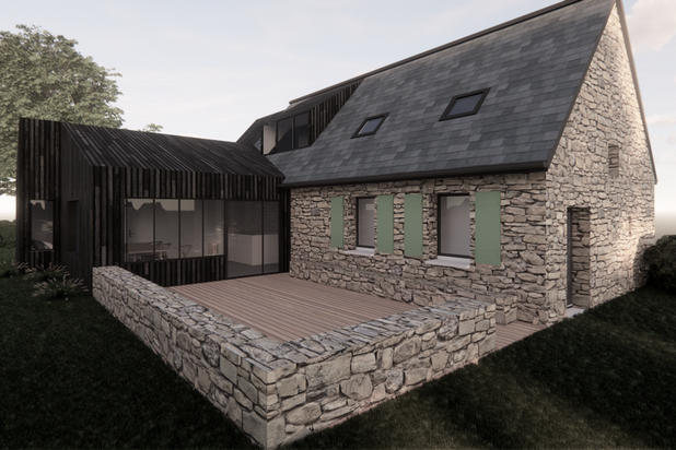 R E F U G E - moëlan-agrandissement_extension-maison-Moëlan-sur-Mer