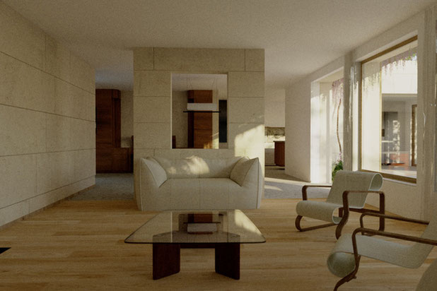 Image intérieure du salon-construction-maison-Laval