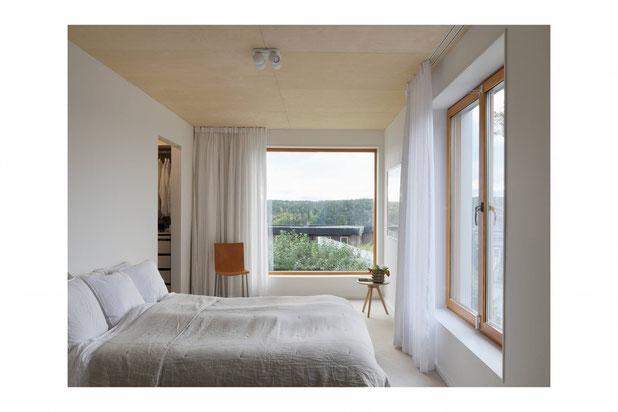 chambre parentale-construction-maison-Lidingö