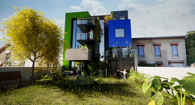 Photo d'un projet de Construction Immeuble à Arcueil