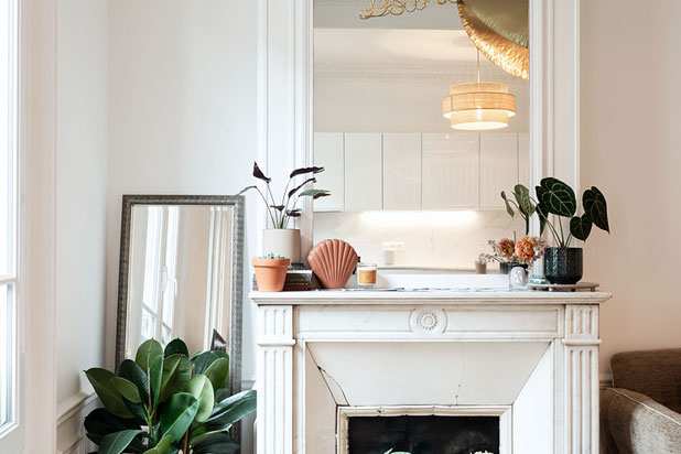 Des pièces historiques conservées-renovation-appartement-Paris