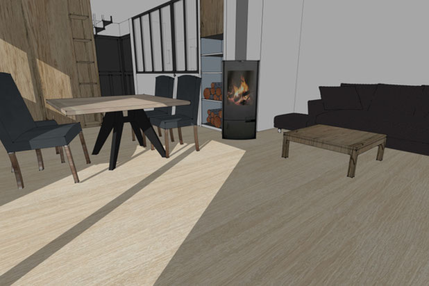 Modélisation 3D-agrandissement_extension-maison-Montreuil-le-Gast
