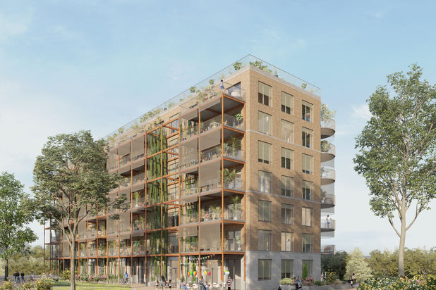 Vue extérieure-construction-logement-Plan-les-Ouates