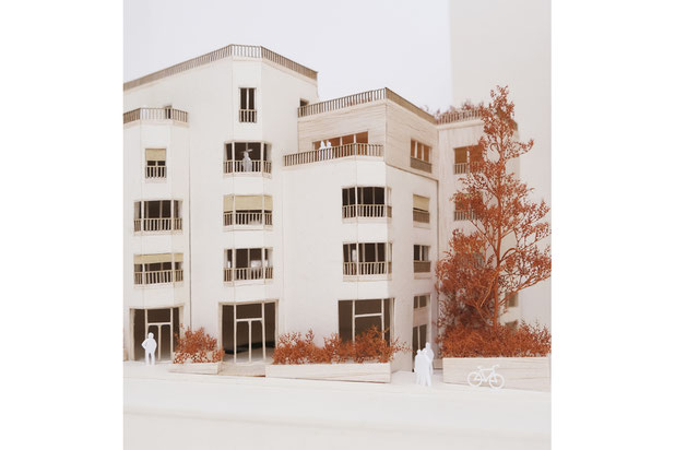 Maquette - 4-surelevation-logement-Paris