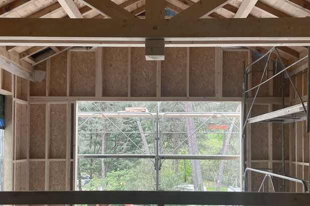 Mezzanine sur séjour-construction-maison-Fontainebleau