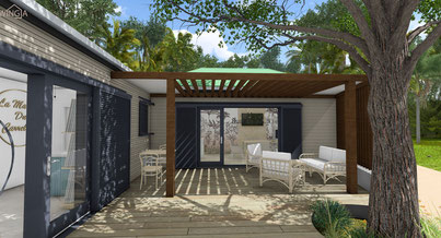 Photo d'un projet de Construction Boutique ou local à Saint-Barthélemy