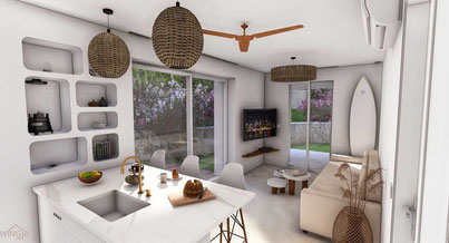 Photo d'un projet de Aménagement Logement à Saint-Barthélemy