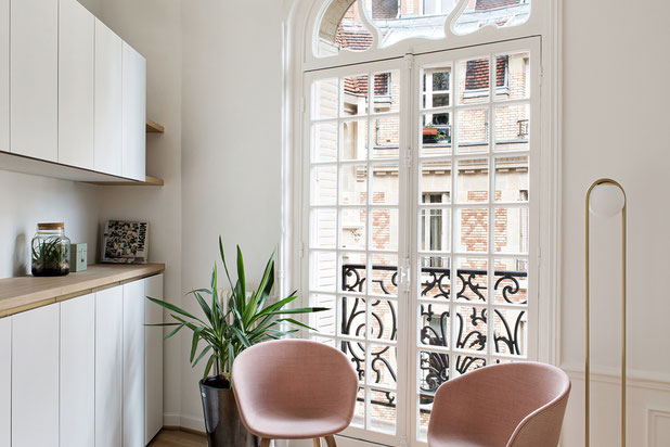 Espace de réunion informel-renovation-bureaux-Paris