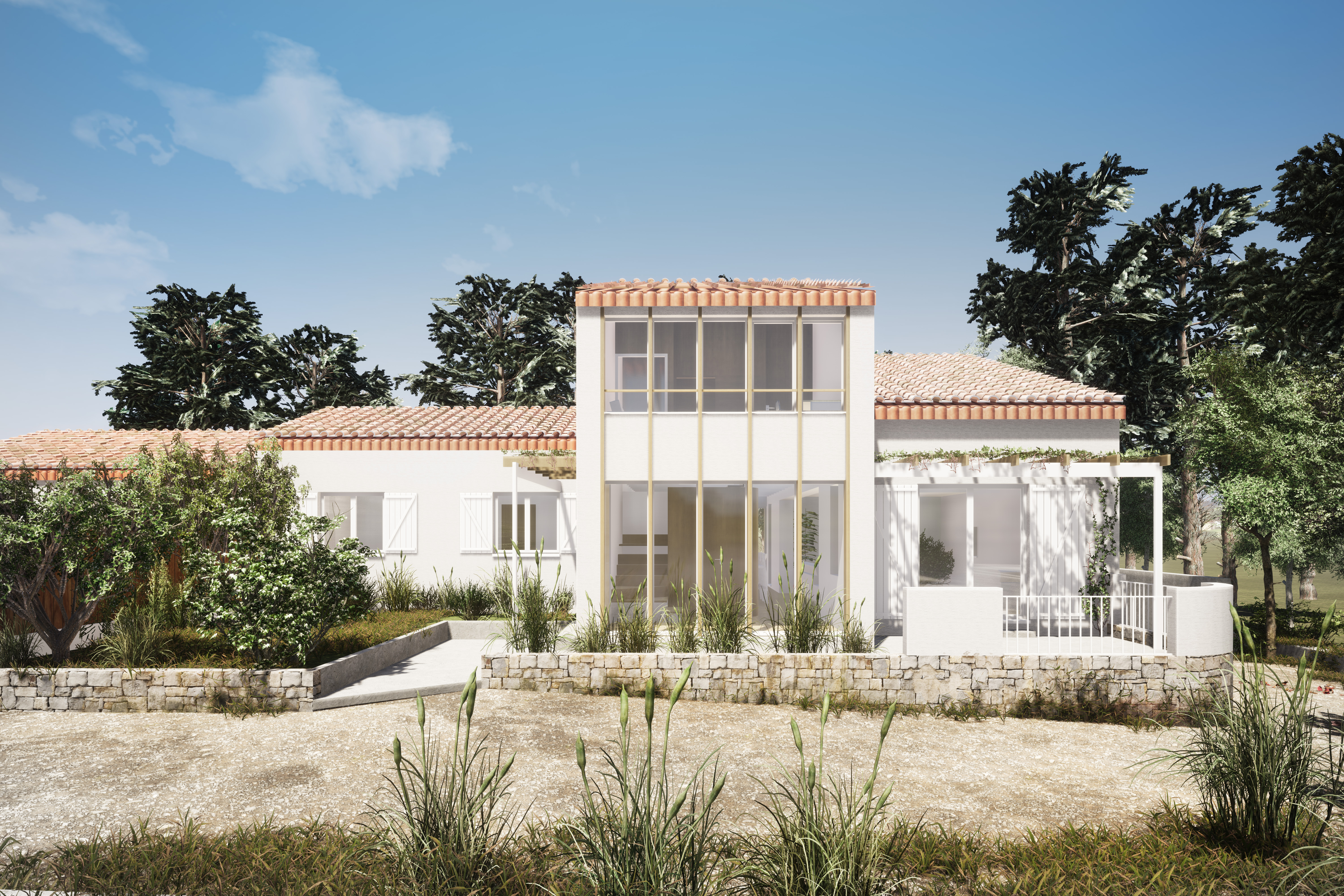 EXTENSION A VENTABREN – surélévation de maison Ariège EXTENSION A VENTABREN – surélévation de maison Ariège