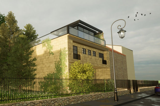 Image 3D-agrandissement_extension-maison-Saint-Maurice