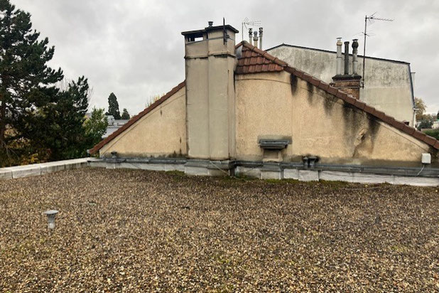 toiture mur pignon du voisin-agrandissement_extension-maison-Saint-Maurice