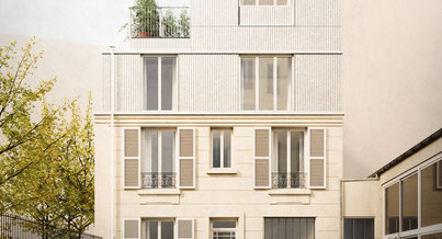 Photo d'un projet de Surélévation Maison à Paris