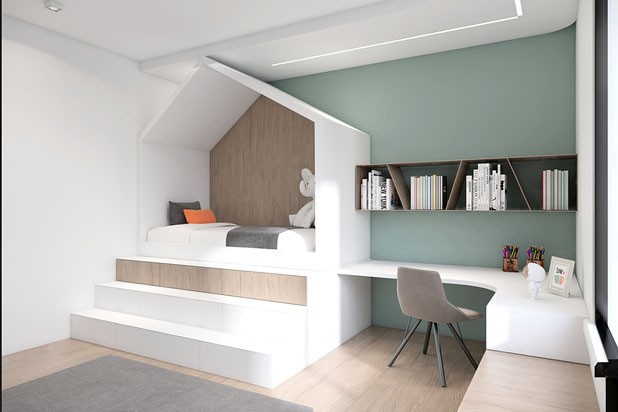 Chambre enfant-renovation-appartement-Bordeaux