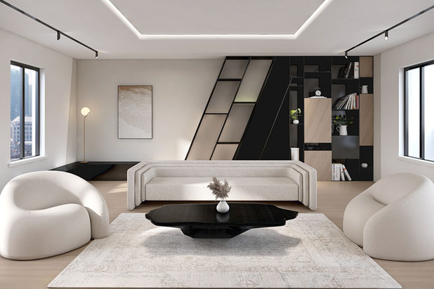 Salon-renovation-appartement-Bordeaux